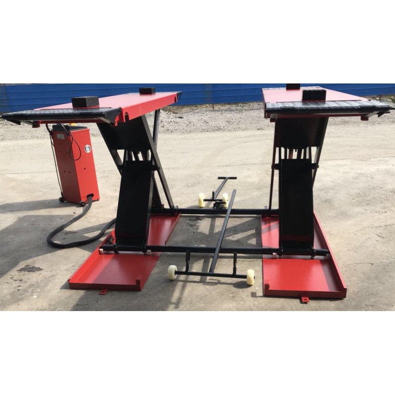 OreikO verplaatsbare schaarhefbrug  bandenbrug HY3512 - 220V - 3500kg - CE