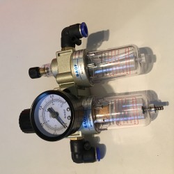 Déshumidificateur / régulateur de pression / atomiseur d'huile pour air comprimé