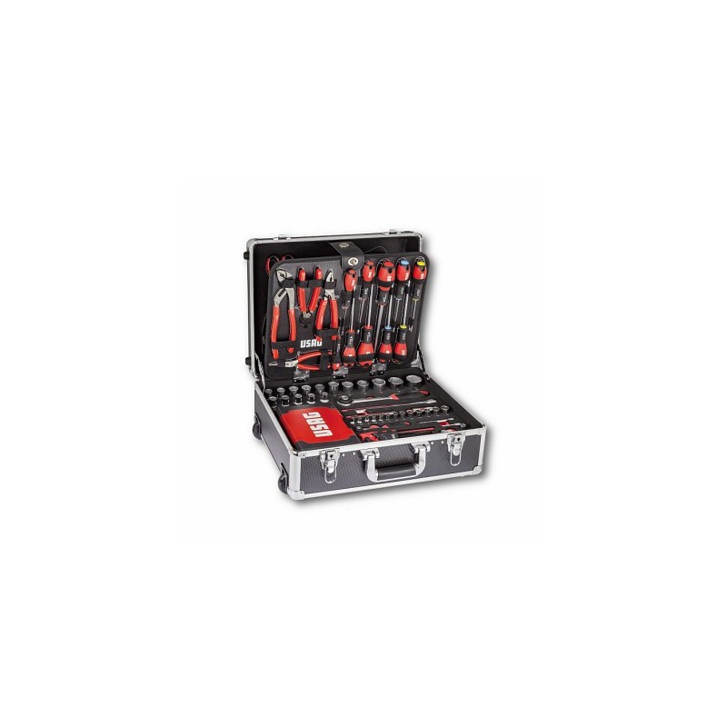 USAG 002JTM TOOL TROLLEY WITH ASSORTMENT FOR MAINTENANCE 181pcs