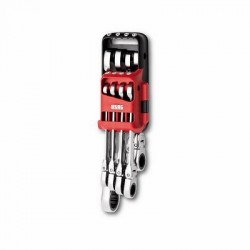 USAG 285 KF / DS8 - SET OF 8 HINGED JOINTED RATCHET COMBINATION WRENCHES
